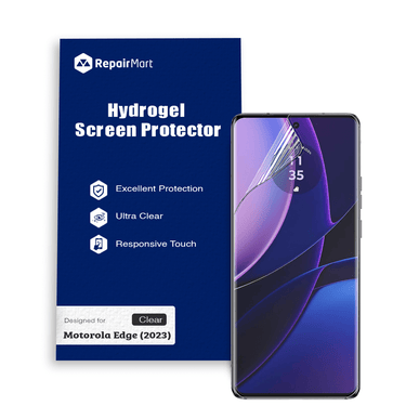 Motorola Edge (2023) Compatible Premium Hydrogel Screen Protector With Full Coverage Ultra HD